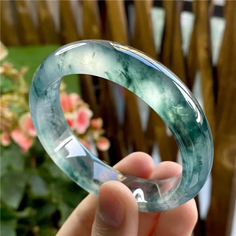 Coordinates Bracelet - Natural jadeite bracelet ice glutinous seed