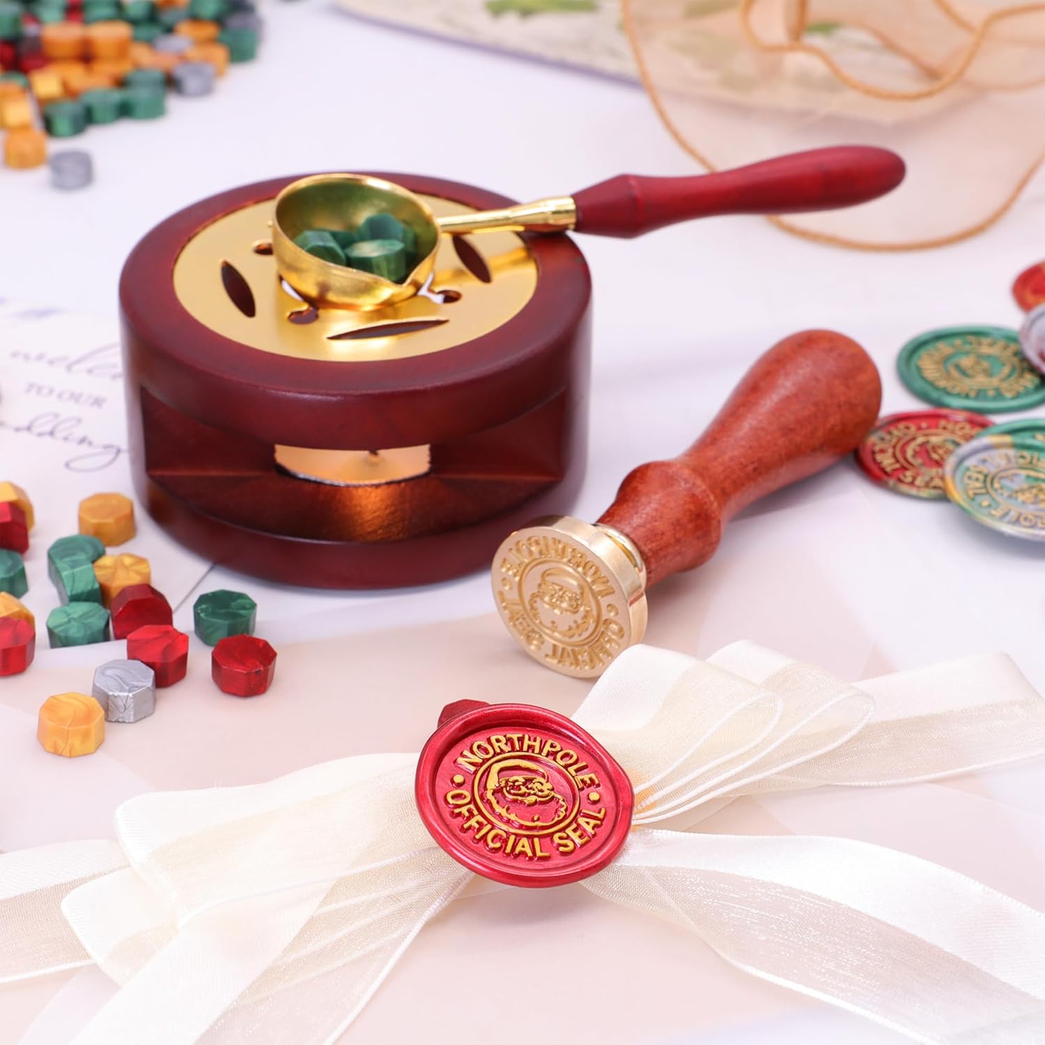 Christmas Seal Wax Kit - 800pc - Wax Seal Letter Kit avaliação e preço