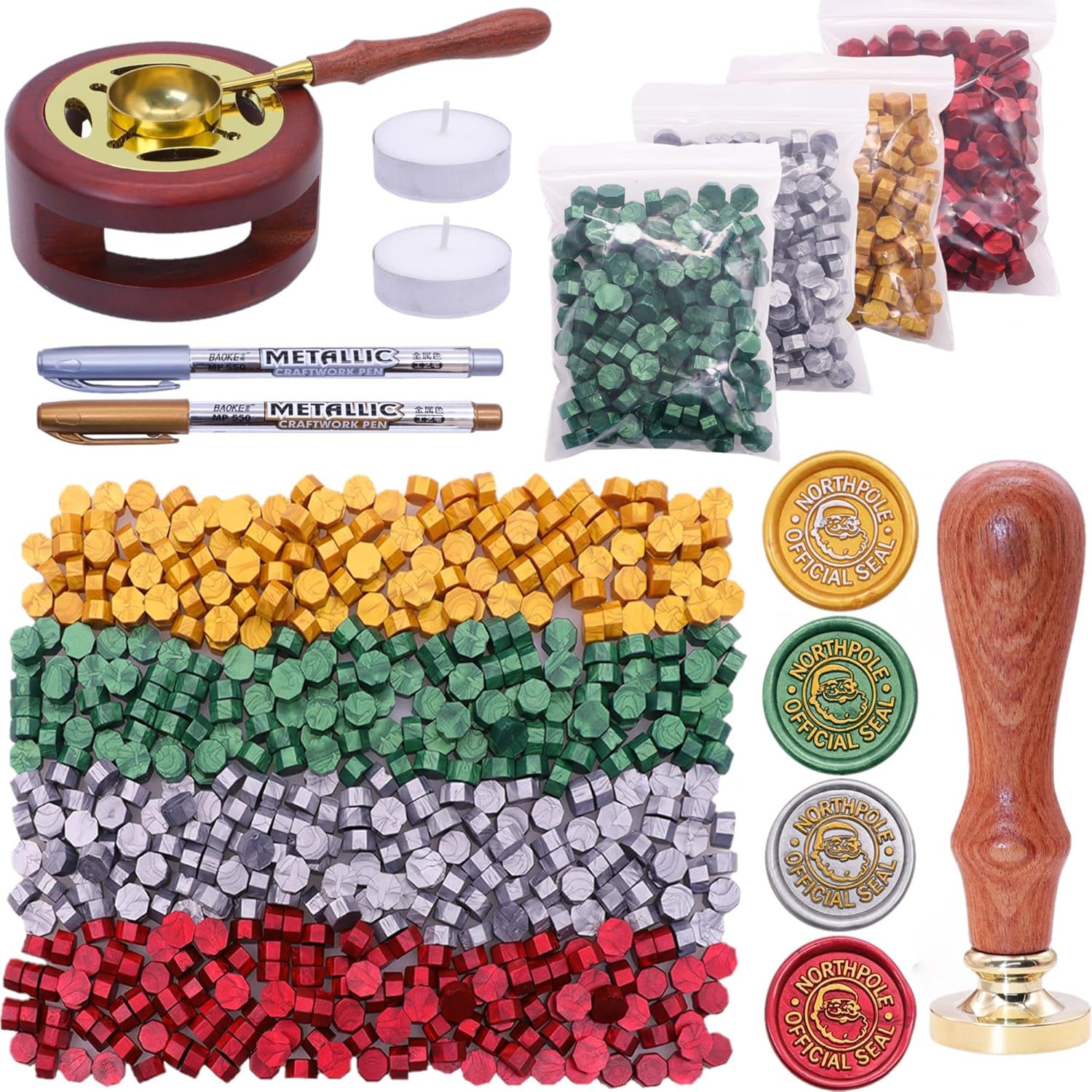 Christmas Seal Wax Kit - 800pc - Wax Seal Letter Kit avaliação e preço