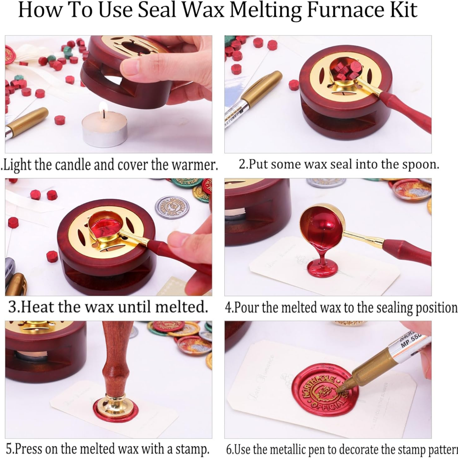 Christmas Seal Wax Kit - 800pc - Wax Seal Letter Kit avaliação e preço