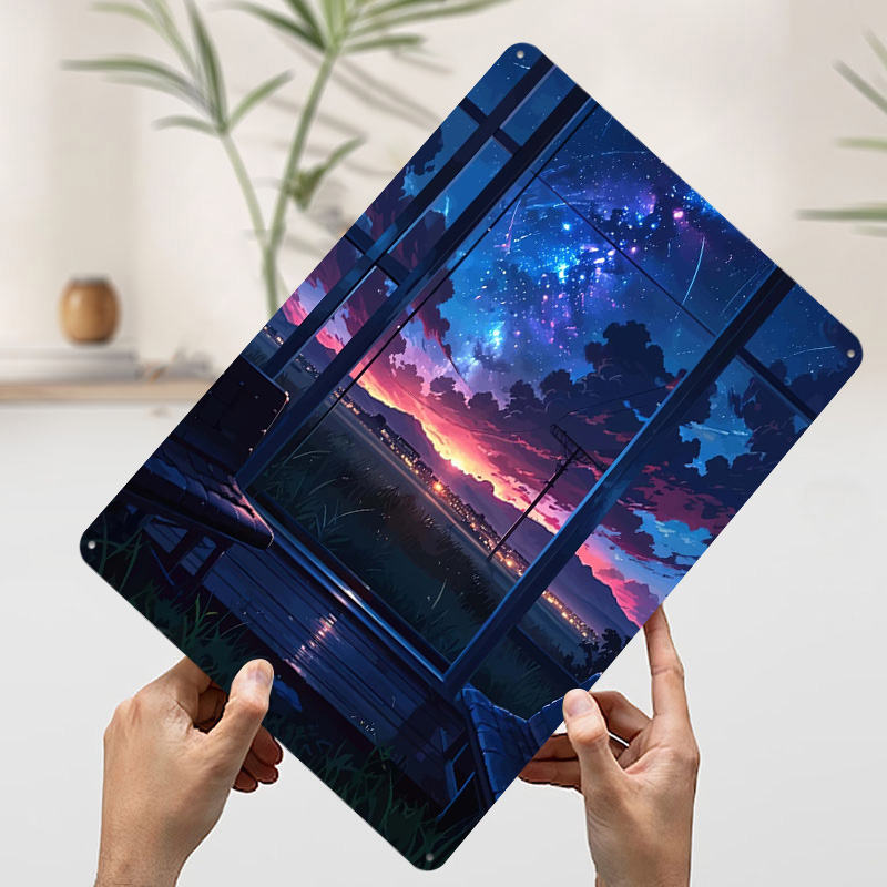 Anime Window View of Starry Ni - Custom Night Sky avaliação e preço