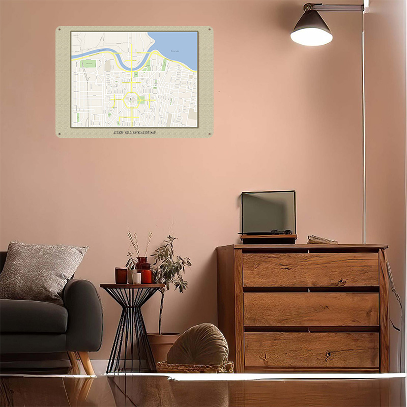 Silent Hill Revelation Map Met - Custom Map Poster avaliação e preço