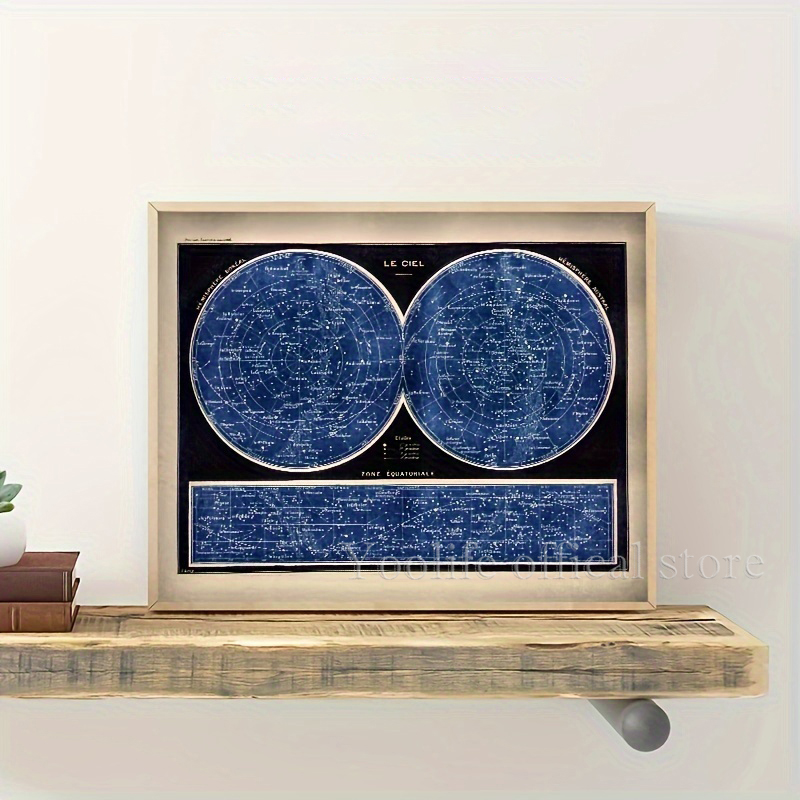 1pc Celestial Planisphere Map  - Custom Star Map avaliação e preço