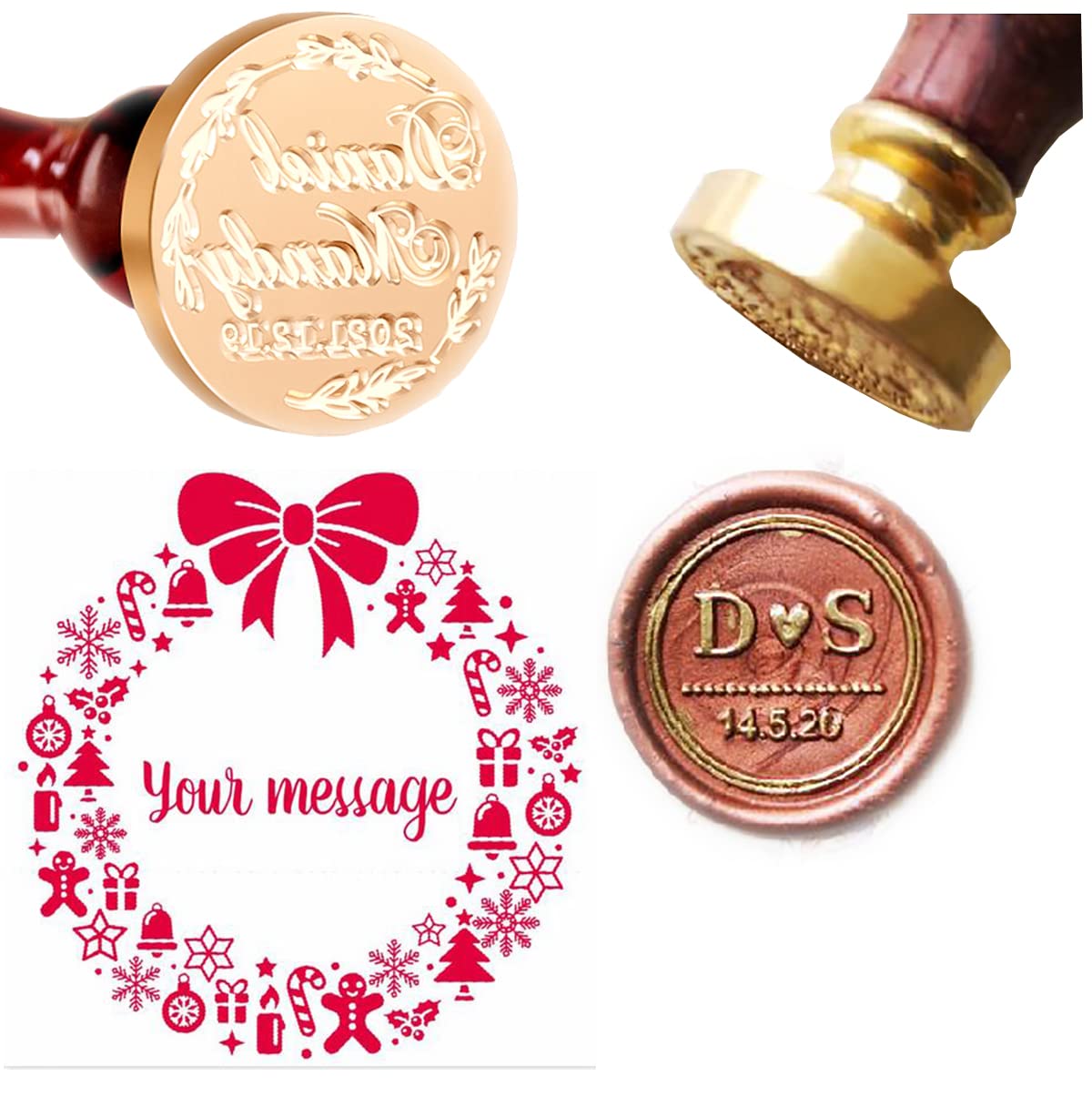 Custom Letter Wax Seal Stamp K - Wax Seal Letter Kit avaliação e preço