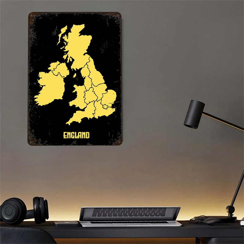 Map of England Printed Poster  - Custom Map Poster avaliação e preço