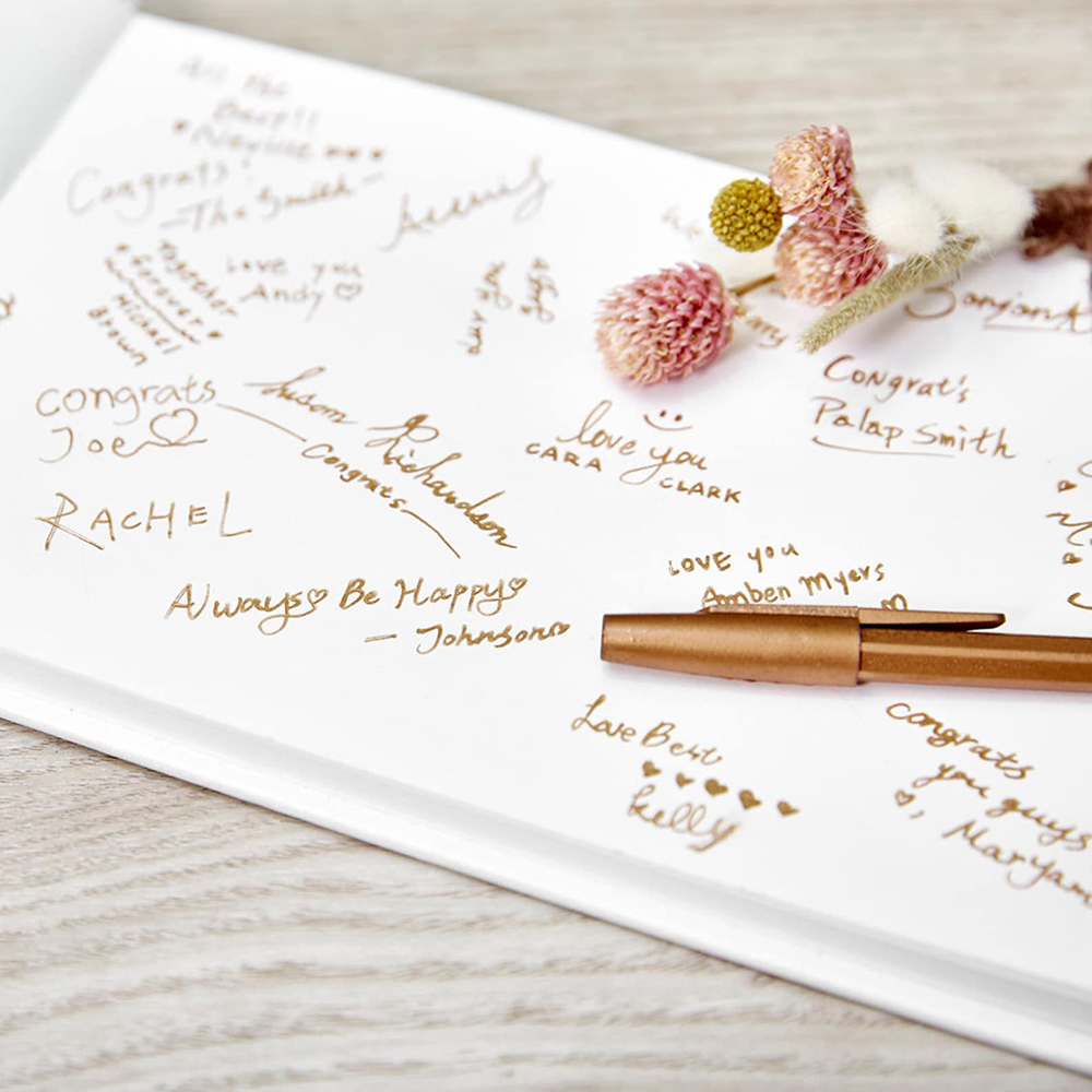 Custom Wedding White Guest Boo - Custom Photo Book avaliação e preço