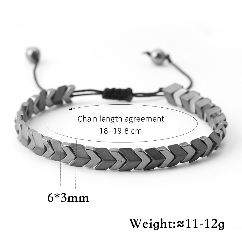 Fashion Hematite Bracelet Ener - Coordinates Bracelet avaliação e preço