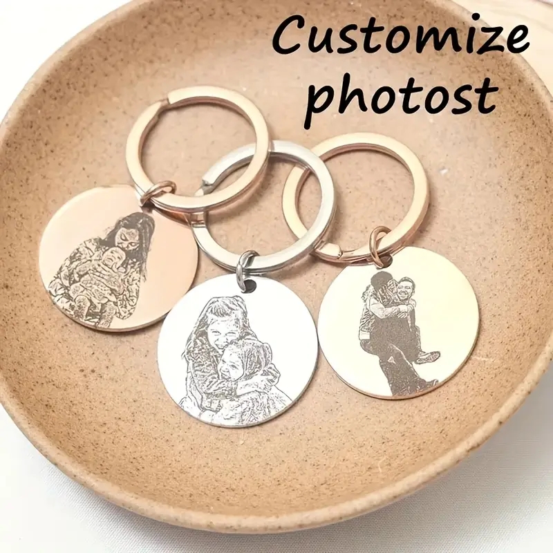 Personalized Engraved Portrait - Initial Ring Custom avaliação e preço