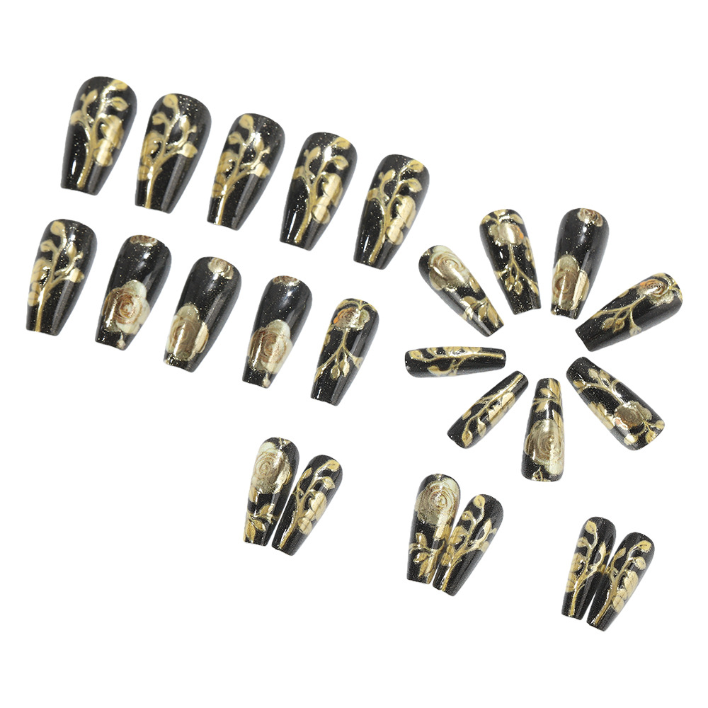 3D fake nails for women girls  - Pressed Flower Art avaliação e preço