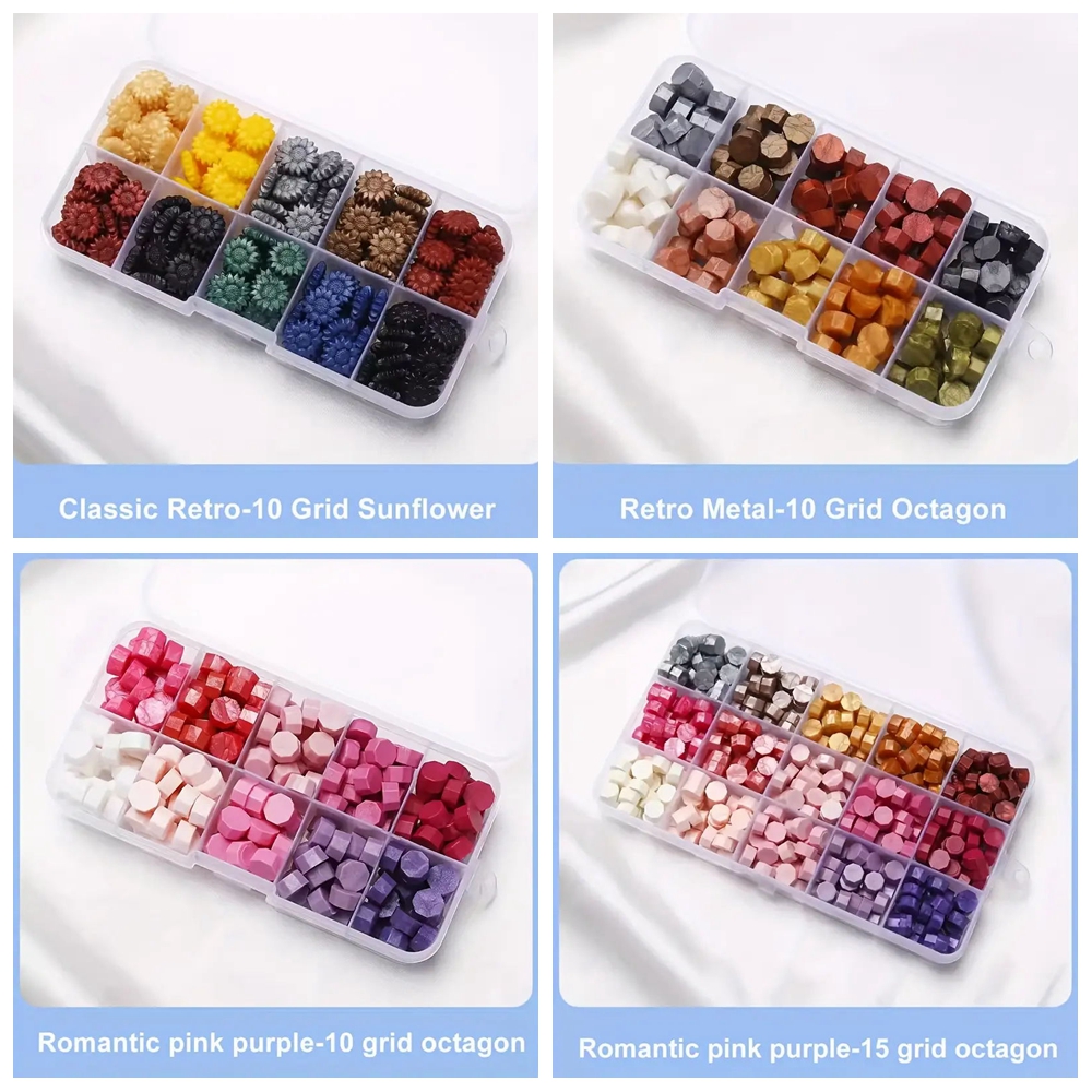 200Pcs Box Sealing Wax Beads,  - Wax Seal Letter Kit avaliação e preço