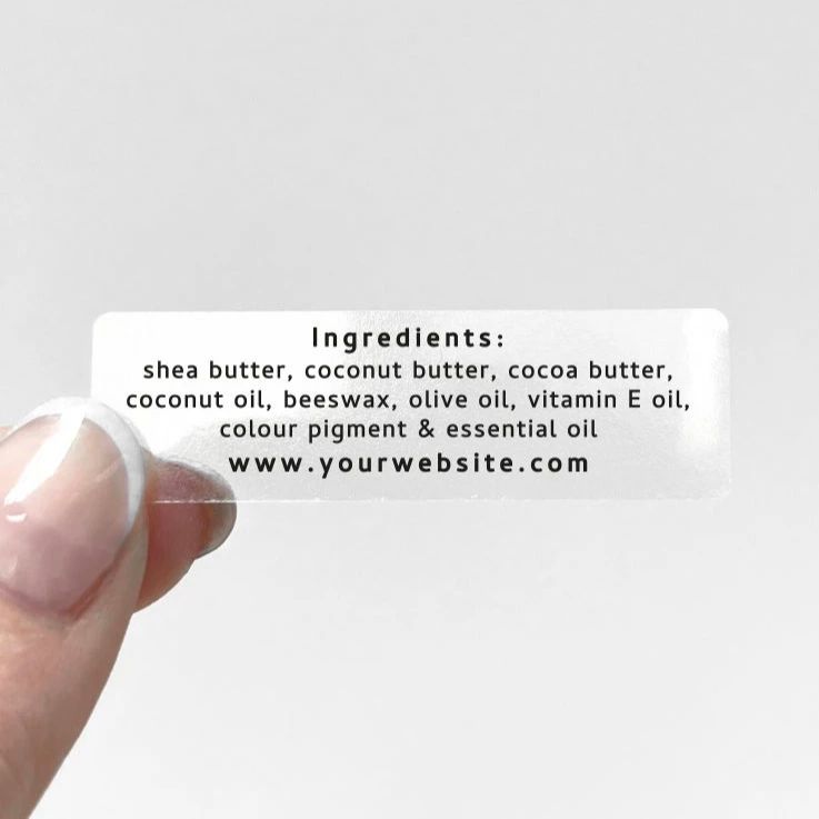 Custom Transparent Sticker Per - Personalised Candle Label avaliação e preço
