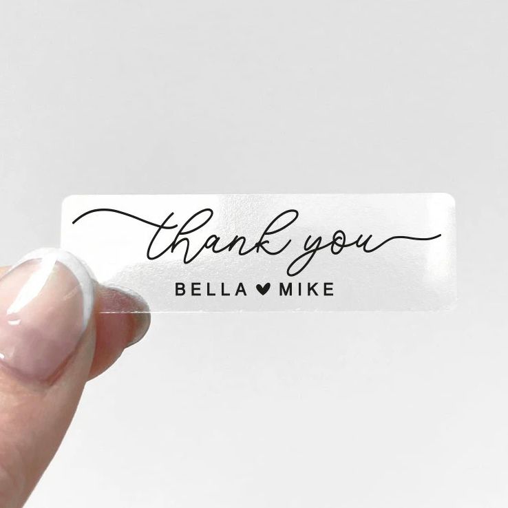 Custom Transparent Sticker Per - Personalised Candle Label avaliação e preço