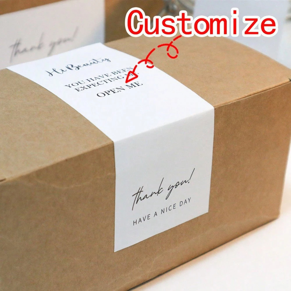 Custom Personalized Stickers W - Personalised Candle Label avaliação e preço