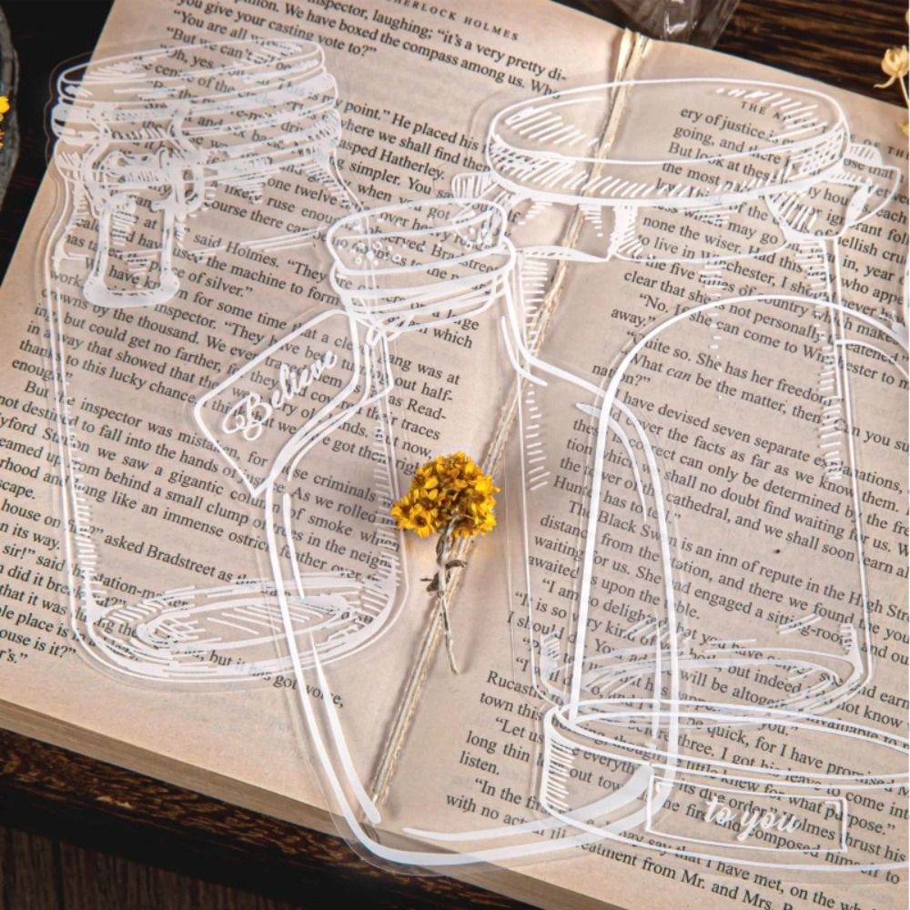 Glassware Shape Bookmarks Stic - Dried Flower Bookmark avaliação e preço