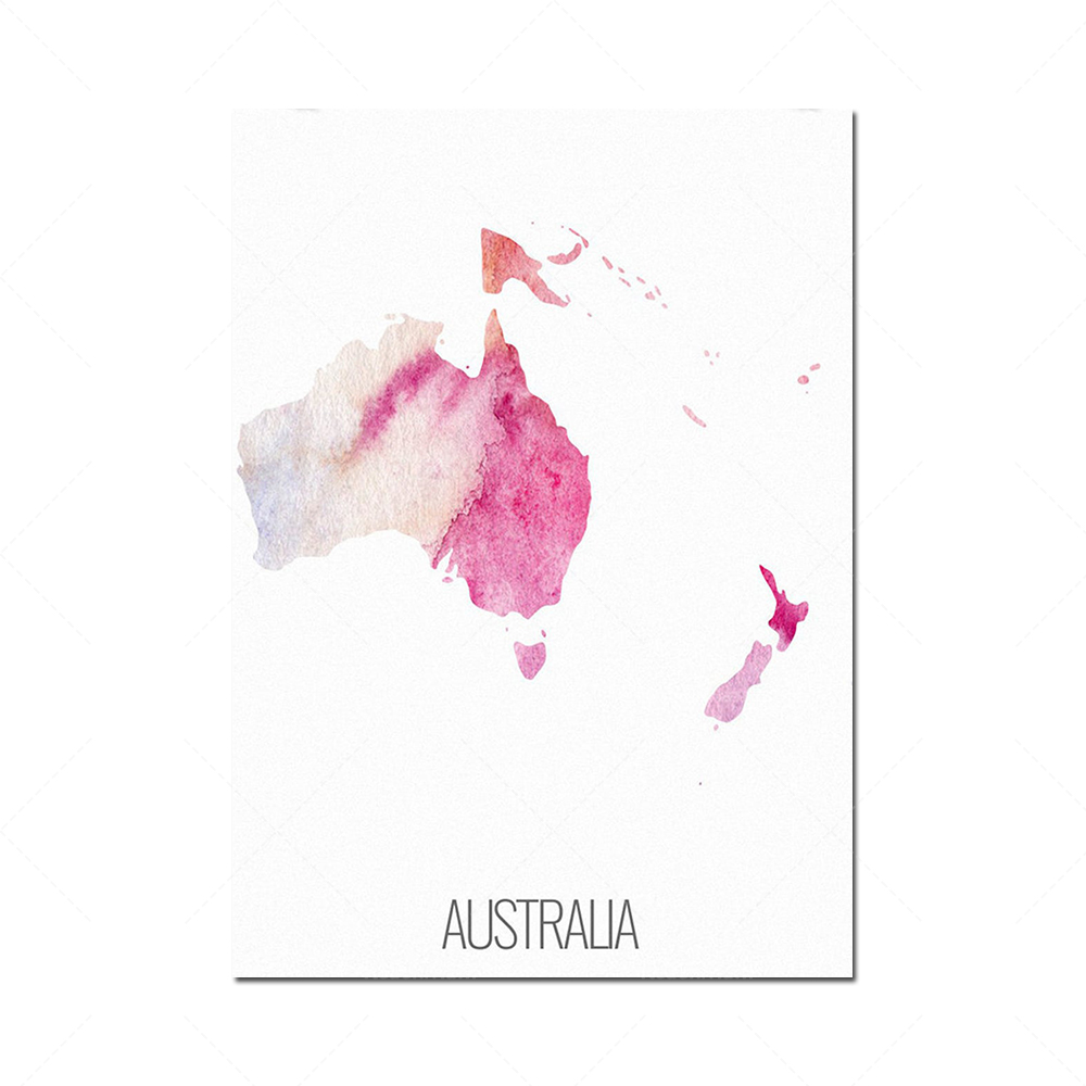6 continent poster set, North  - Custom Star Map avaliação e preço