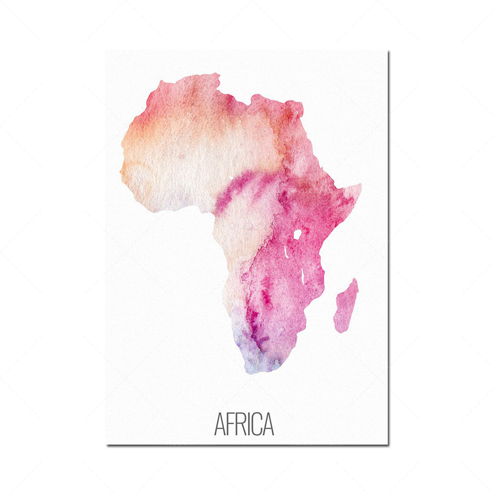 6 continent poster set, North  - Custom Star Map avaliação e preço