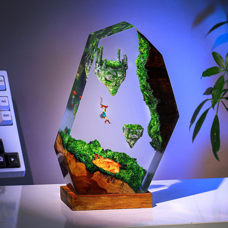 Resin Table Lamp Sky Island Mo - Custom Night Sky avaliação e preço