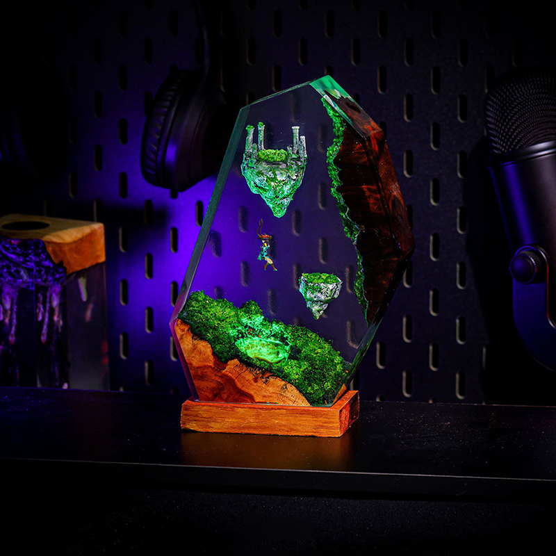 Resin Table Lamp Sky Island Mo - Custom Night Sky avaliação e preço