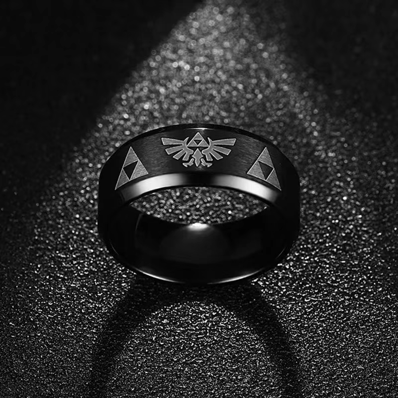 Fashion Anime Triforce Triangl - Initial Ring Custom avaliação e preço