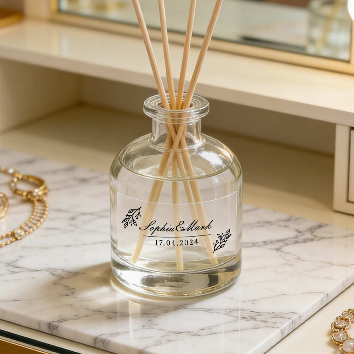 30-300Pcs Custom Wedding Stick - Personalised Candle Label avaliação e preço