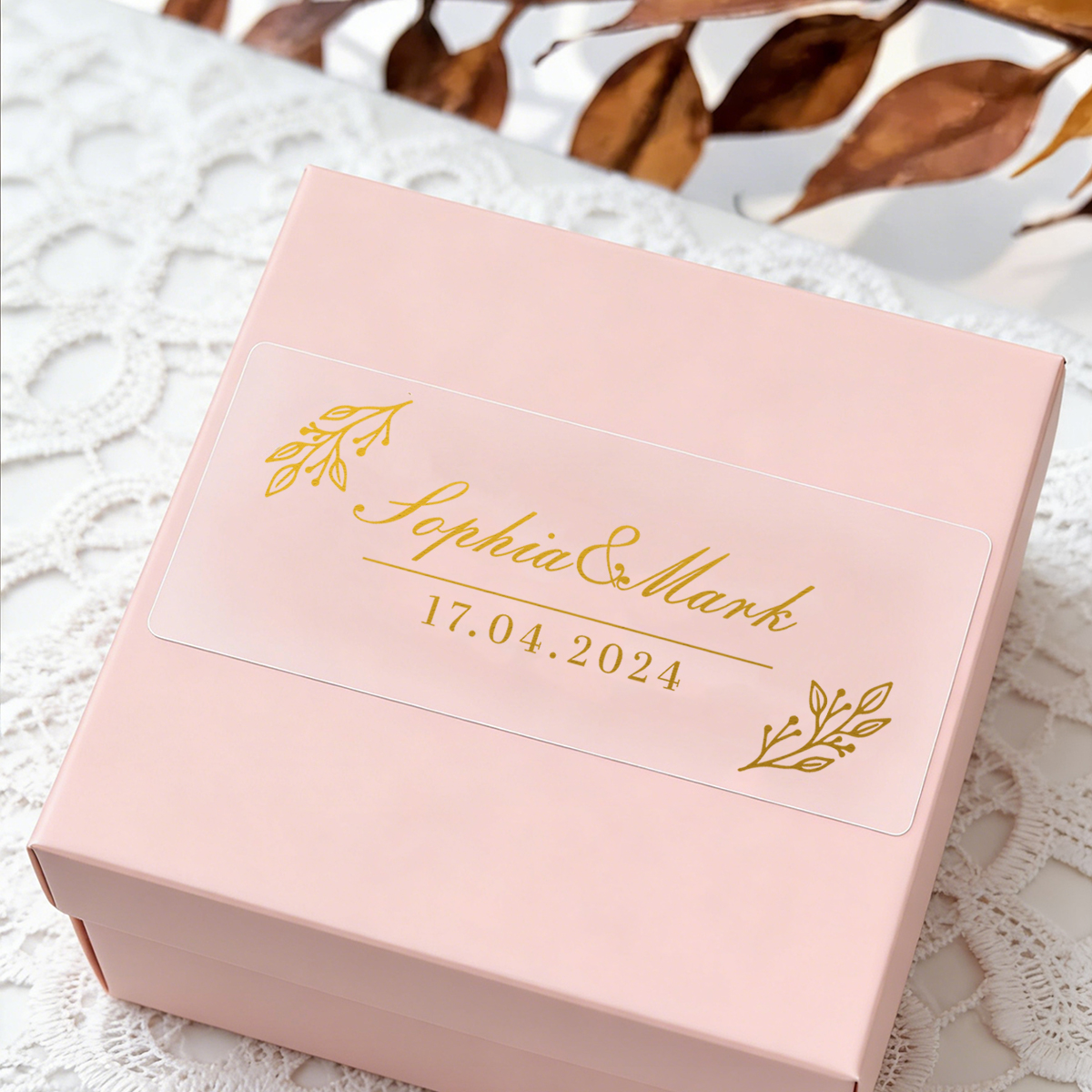 30-300Pcs Custom Wedding Stick - Personalised Candle Label avaliação e preço