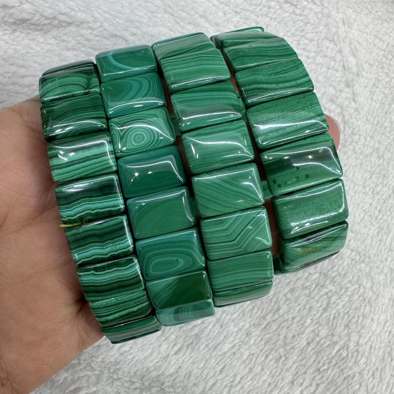 Genuine Natural Green Malachit - Coordinates Bracelet avaliação e preço