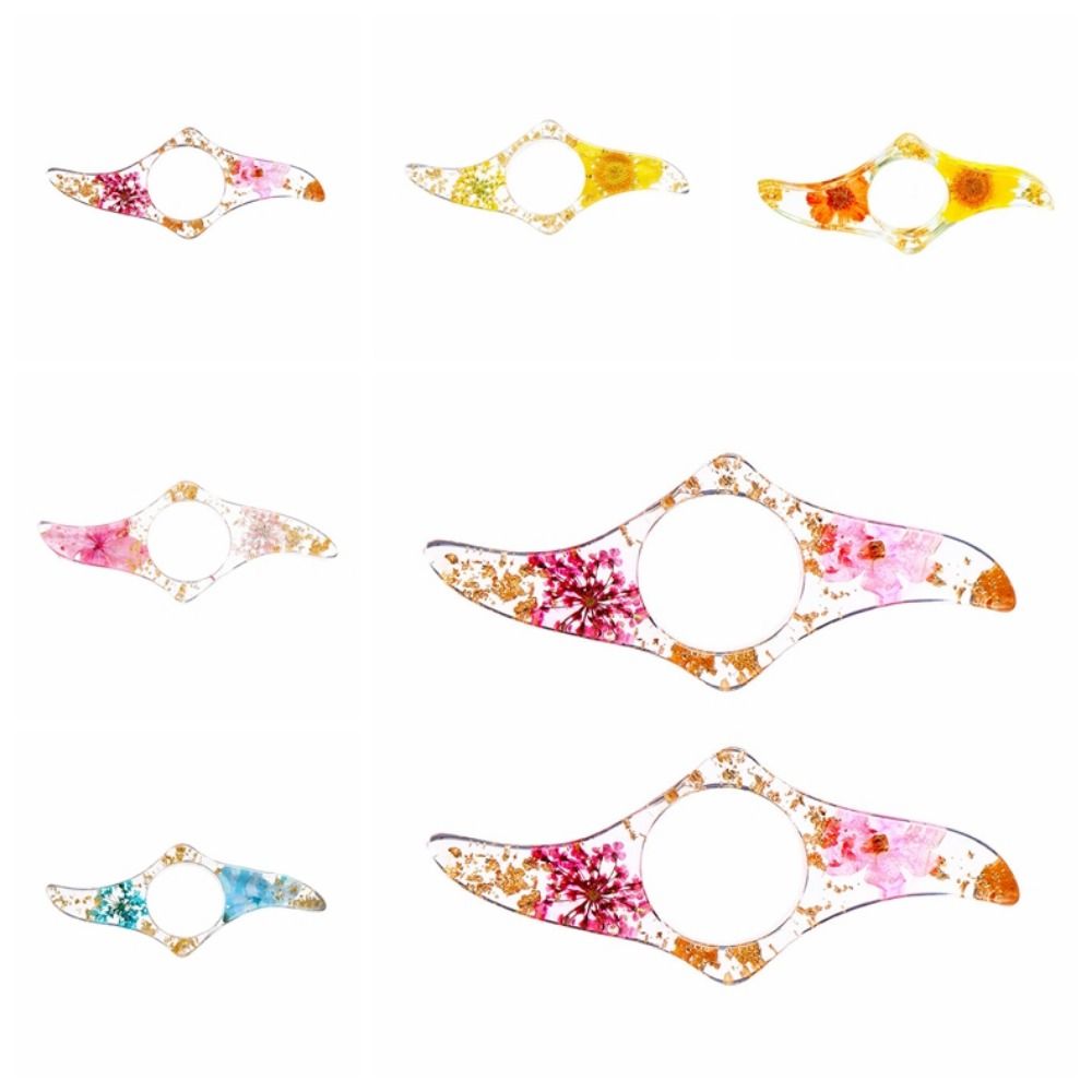 Book Accessories Acrylic Thumb - Dried Flower Bookmark avaliação e preço