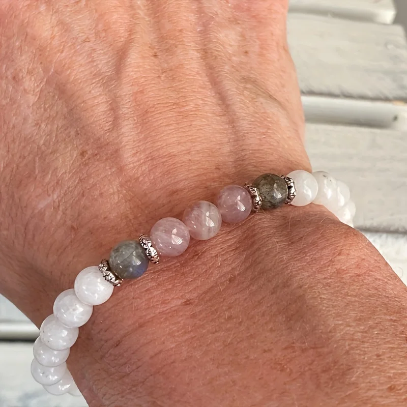 New Moonstone, Labradorite and - Coordinates Bracelet avaliação e preço