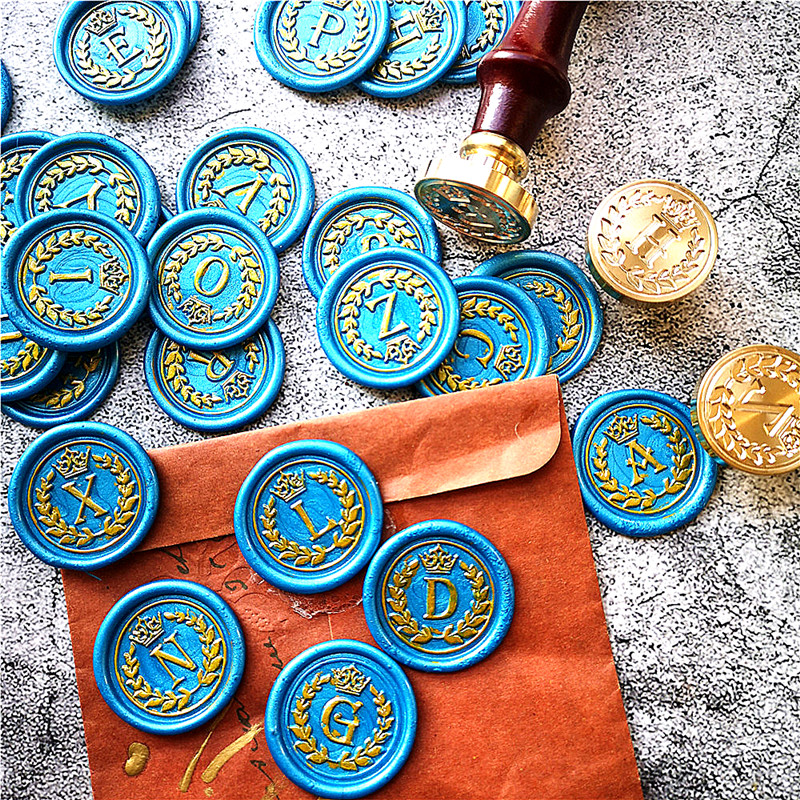 26 Letter A - Z crown Wax Seal - Wax Seal Letter Kit avaliação e preço