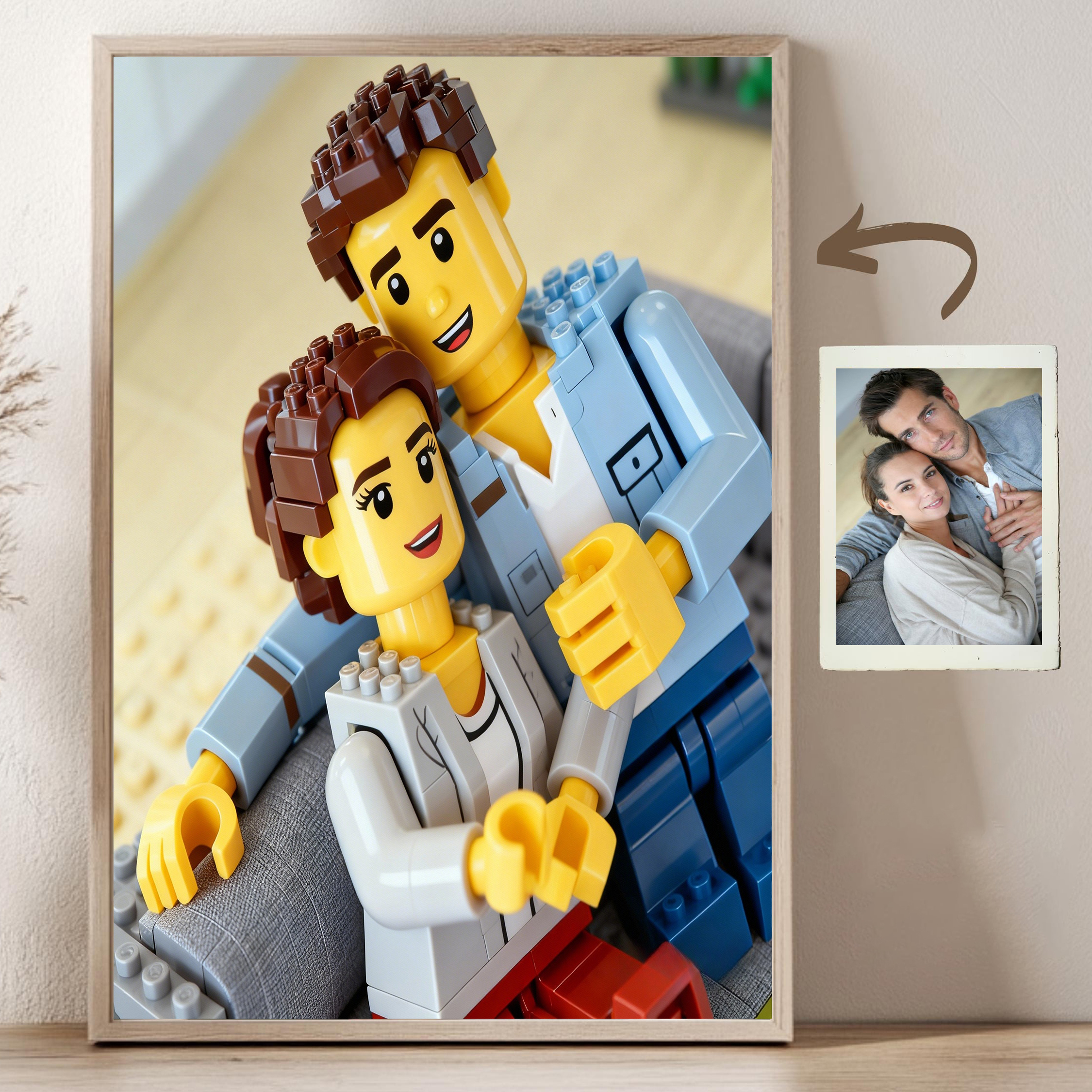 Custom Cartoon Building Block  - Custom Map Poster avaliação e preço