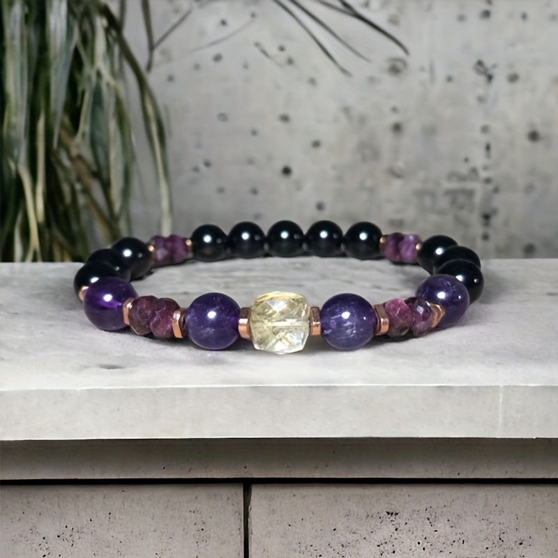 1pc/Attract Money Citrine Empa - Coordinates Bracelet avaliação e preço