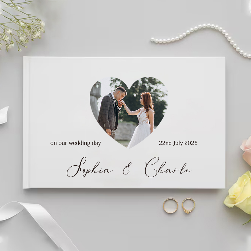 Personalized Guest Book for We - Custom Photo Book avaliação e preço