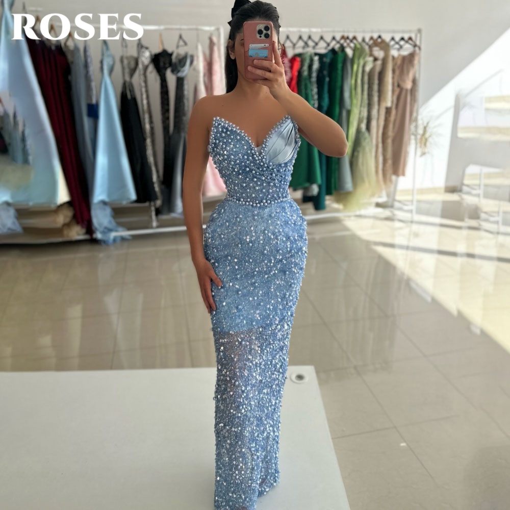 ROSES Sky Blue Glamorous Party - Custom Night Sky avaliação e preço