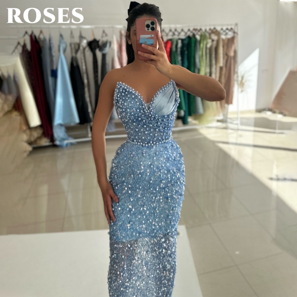 ROSES Sky Blue Glamorous Party - Custom Night Sky avaliação e preço
