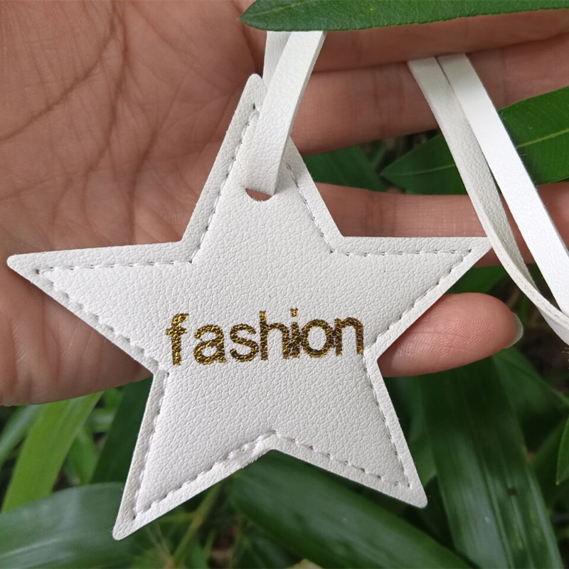 1PCS Free initials five pointe - Monogram Keychain Leather avaliação e preço