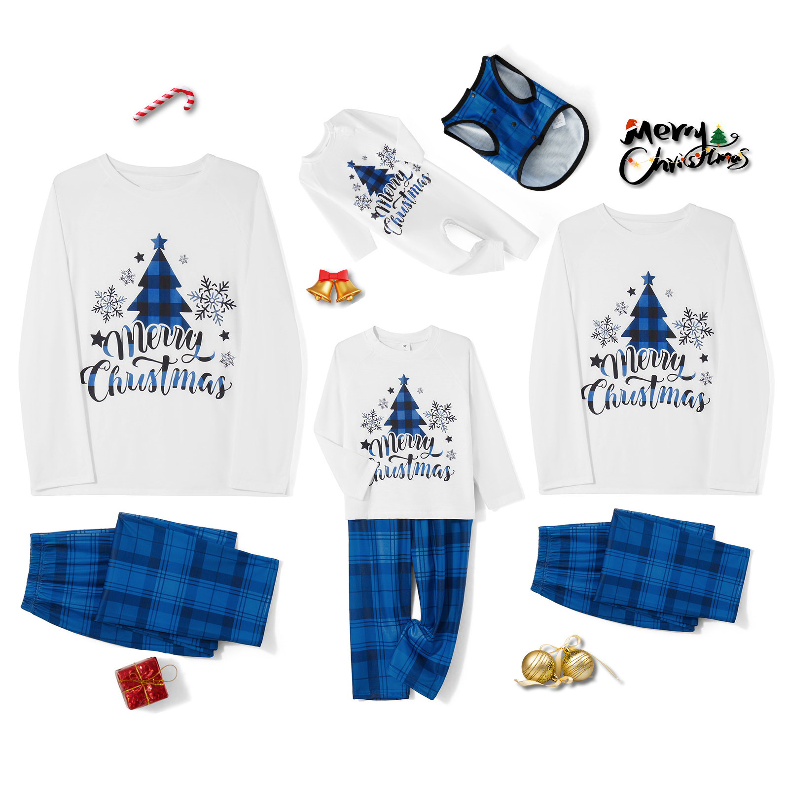 Family Matching Christmas Paja - Family Tree Print avaliação e preço