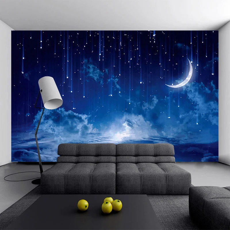 Mural Wallpaper Custom Blue Ni - Custom Night Sky avaliação e preço