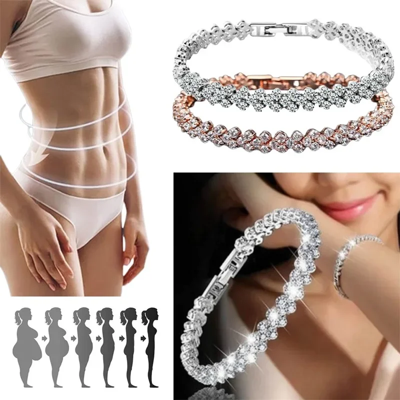 Fashion Women's Crystal Bracel - Coordinates Bracelet avaliação e preço