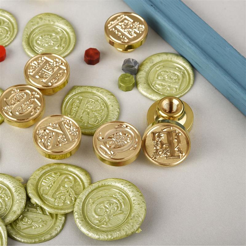 A-Z Vintage Sealed Wax Stamp H - Wax Seal Letter Kit avaliação e preço
