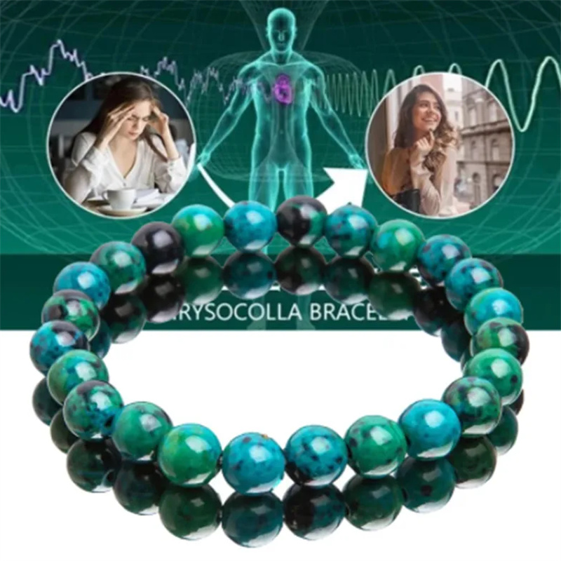 Chrysocolla Malachite Bracelet - Coordinates Bracelet avaliação e preço