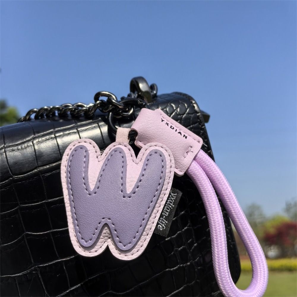 Sweet 26 Letter Keychain PU Le - Monogram Keychain Leather avaliação e preço