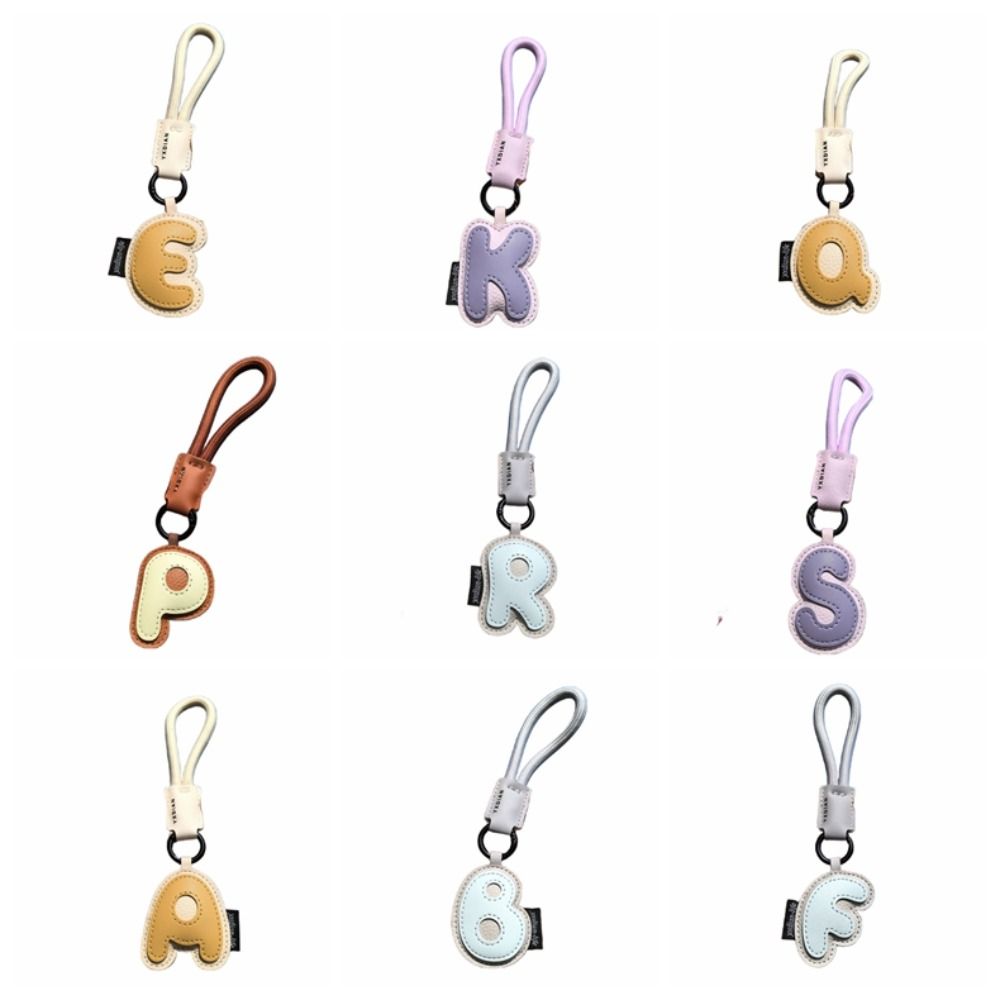 Sweet 26 Letter Keychain PU Le - Monogram Keychain Leather avaliação e preço