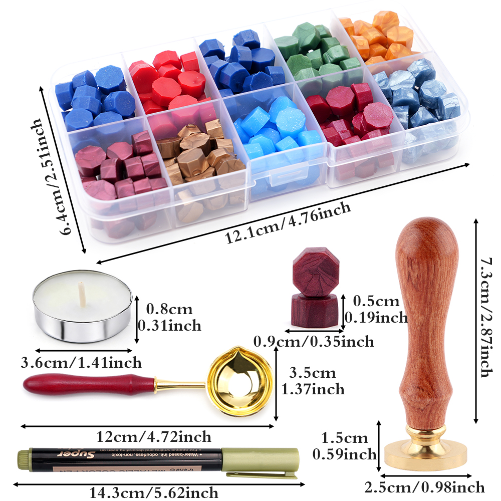 A-Z letter Wax Seal Stamp Kit  - Wax Seal Letter Kit avaliação e preço