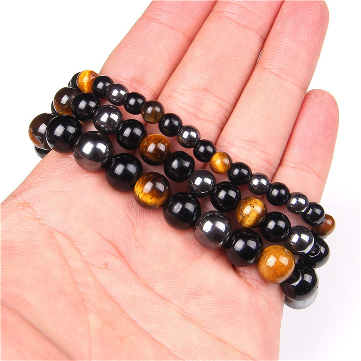 Man Bracelets Magnetic Hematit - Coordinates Bracelet avaliação e preço