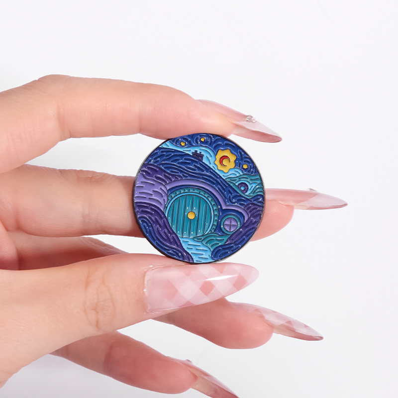 Night Sky Oil Painting Enamel  - Custom Night Sky avaliação e preço