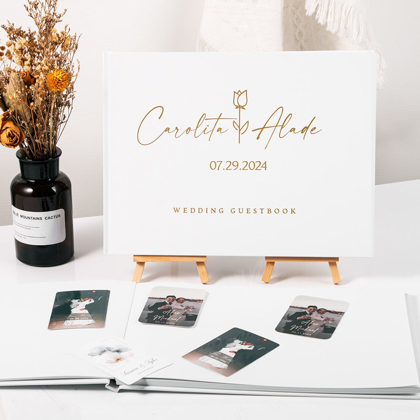 Custom Wedding Guestbook Perso - Custom Photo Book avaliação e preço