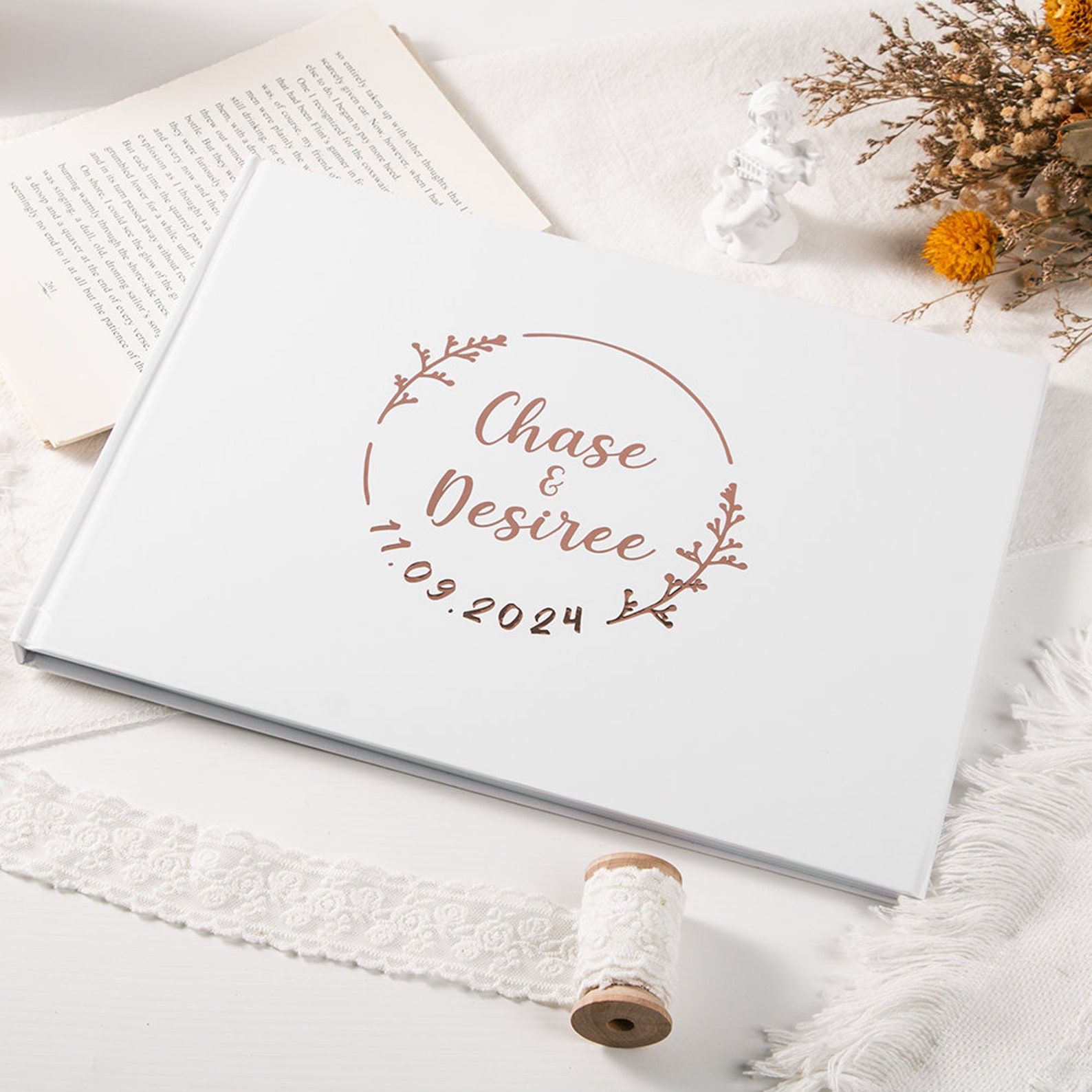 Custom Wedding Guestbook Perso - Custom Photo Book avaliação e preço